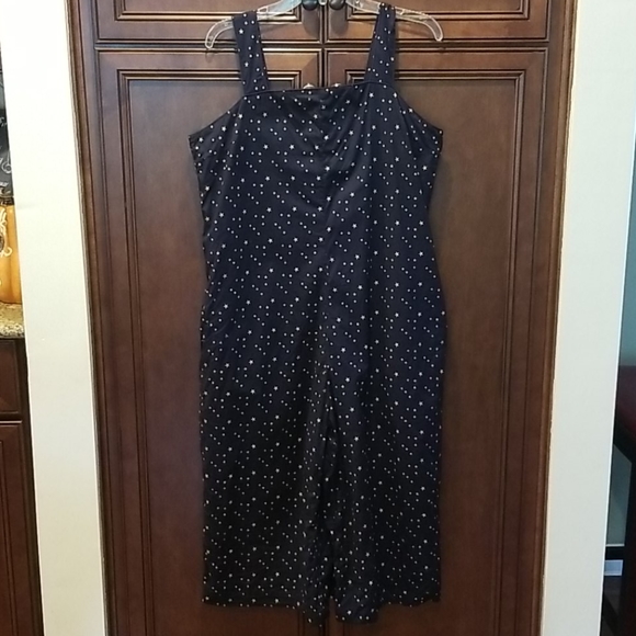 Zest Is Everything Cropped Jumpsuit XL L Stars - Picture 1 of 7